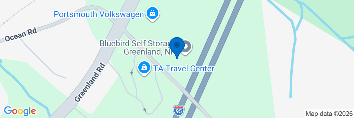 Map showing facility locations
