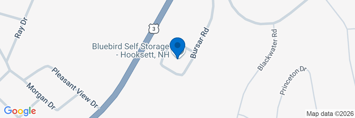 Map showing facility locations