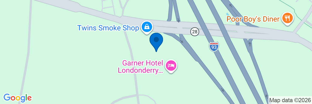 Map showing facility locations