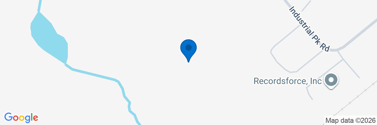 Map showing facility locations