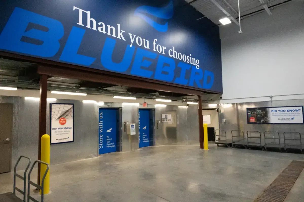 Bluebird loading area