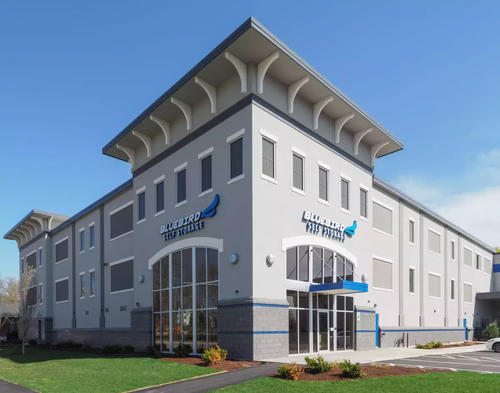 Bluebird Storage - Manchester storage facility exterior view